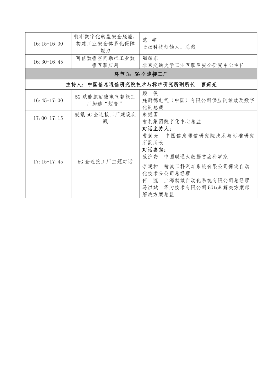 【议程-打印】2023数博会工业互联网助力数字经济高质量发展高端对话-0526.pdf_第2页